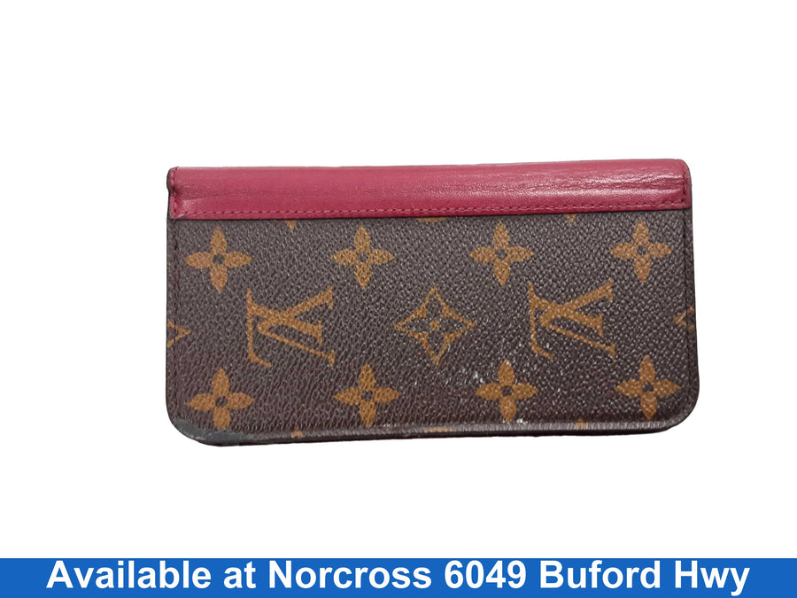 Louis Vuitton Folio Flip Wallet Brown Wallet