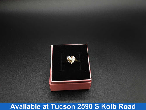 Ring - Engagement Set - Yellow Gold 14k (.585) 3.6 grams Size 6.5