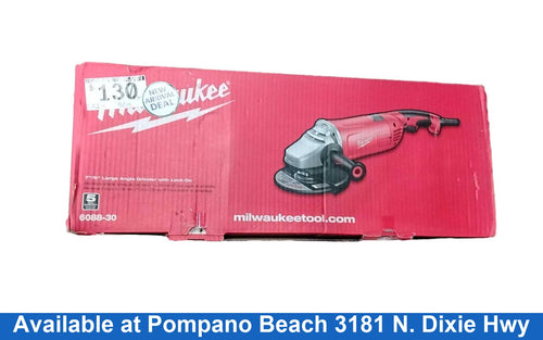 Milwaukee 6088-30 Red Corded Grinder