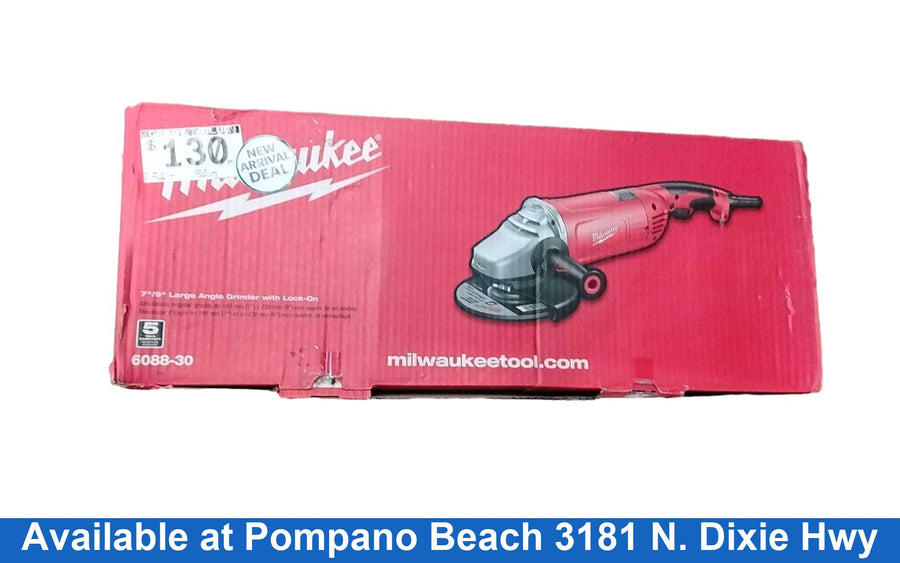 Milwaukee 6088-30 Red Corded Grinder