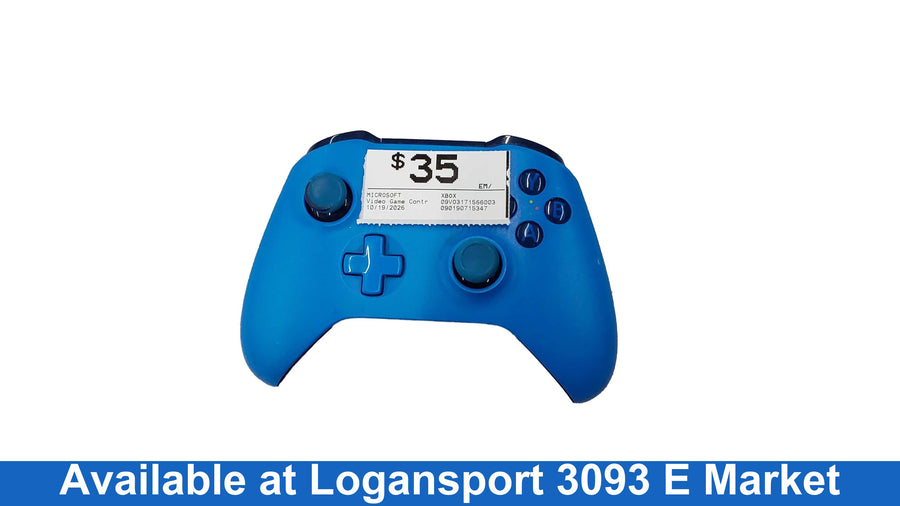 Microsoft Xbox Blue Gaming Controller