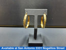 Bangle Earrings - Yellow Gold 10k (.417) 5.4 grams