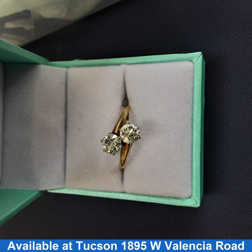 Women's Ring - Solitaire - Yellow Gold 14k (.585) 2.9 grams Size 10