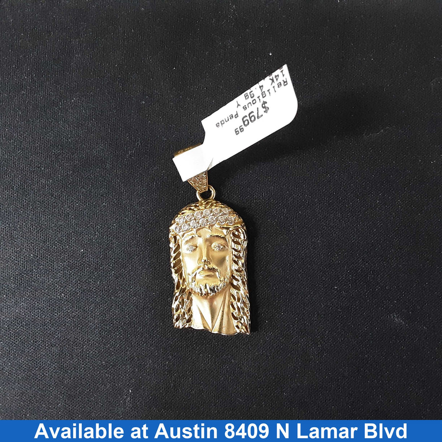 Religious Pendant - Yellow Gold 14k (.585) 4.9 grams