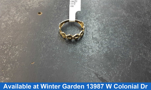 Women's Ring - Yellow Gold 14k (.585) 2.6 grams Size 9