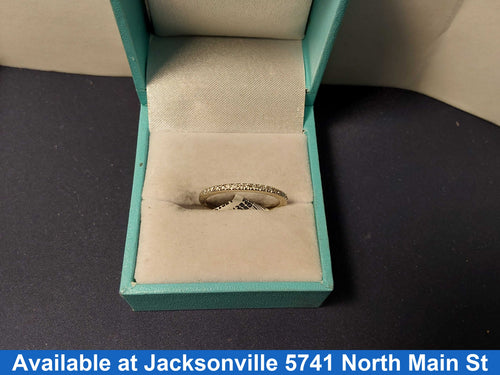 Ring - Wedding Band - White Gold 10k (.417) 1.7 grams Size 7.5