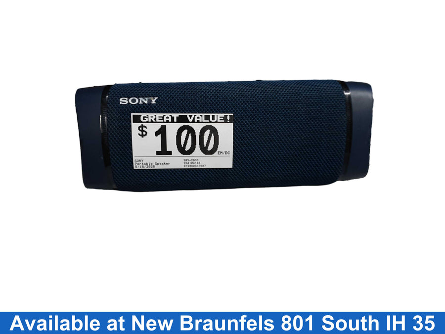 Sony Srs-xb33 Blue Portable Speaker