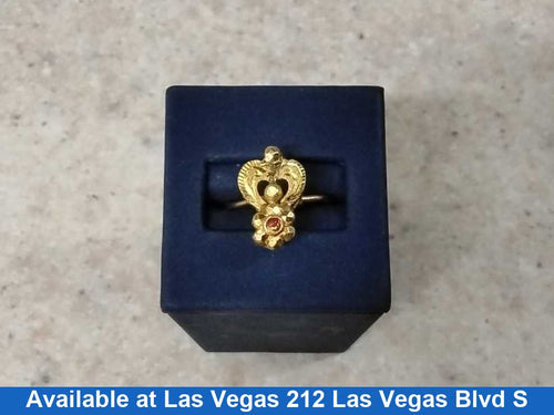 Women's Ring - Yellow Gold 22k (.917) 3.1 grams Size 20