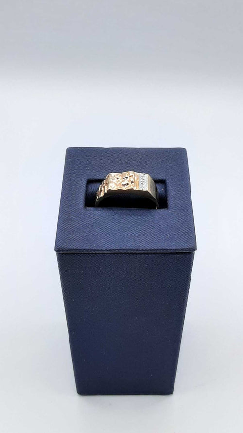 Men's Ring - Yellow Gold 10k (.417) 2.6 grams Size 7
