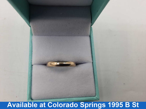 Ring - Wedding Band - Yellow Gold 10k (.417) 1.9 grams Size 7