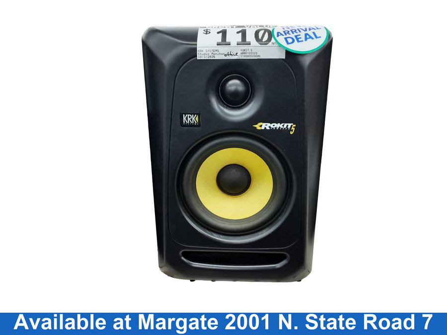 Krk Systems Rokit 5 Black Studio Monitor Speaker