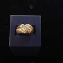 Women's Ring - Yellow Gold 10k (.417) 7.7 grams Size 8