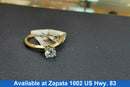 Women's Ring - Solitaire - Yellow Gold 14k (.585) 2 grams Size 8