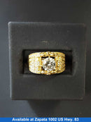 Women's Ring - Yellow Gold 10k (.417) 6 grams Size 9.5