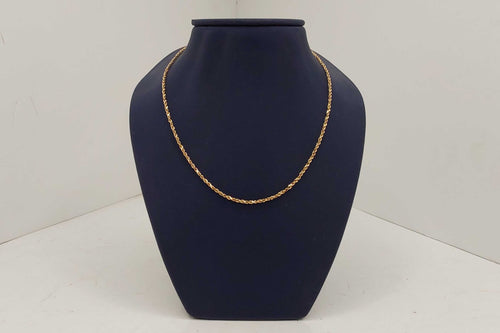 Rope Chain - Yellow Gold 14k (.585) 2.344 grams 19 inch