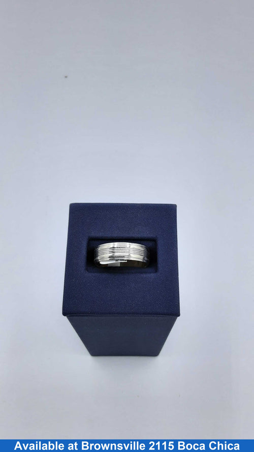 Ring - Wedding Band - White Gold 10k (.417) 2 grams Size 9