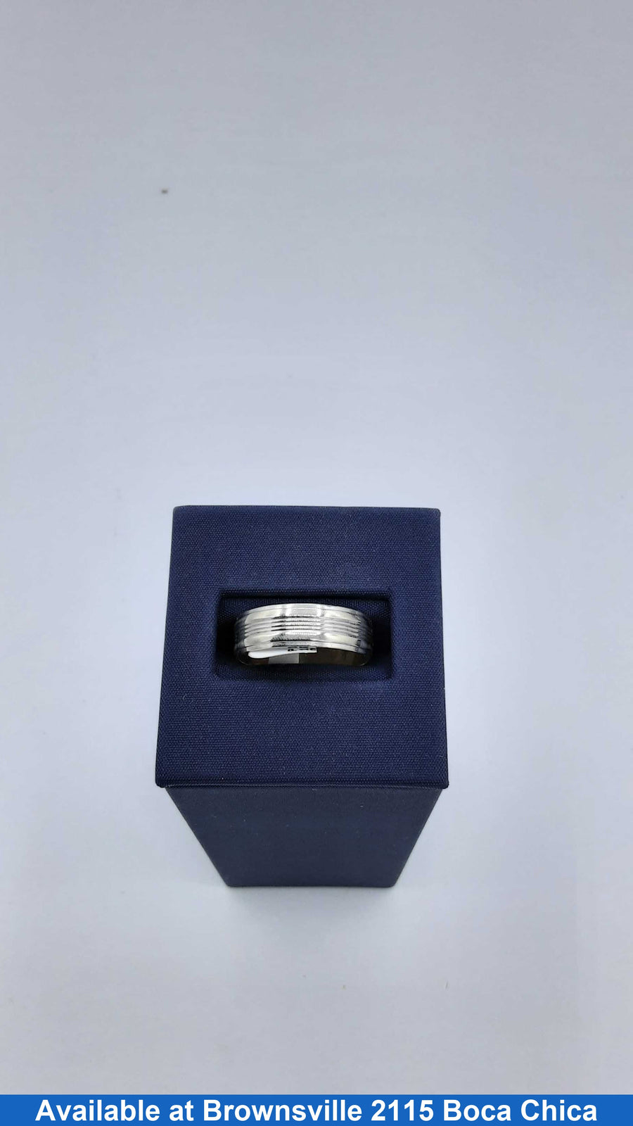 Ring - Wedding Band - White Gold 10k (.417) 2 grams Size 9