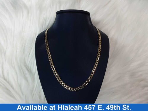 Cuban Link Chain - Yellow Gold 14k (.585) 11.4 grams 20 inch
