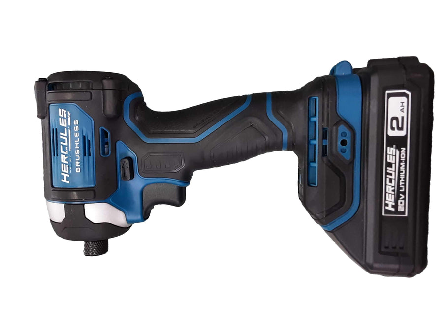 Hercules Hcb81b Blue Cordless Impact Drill