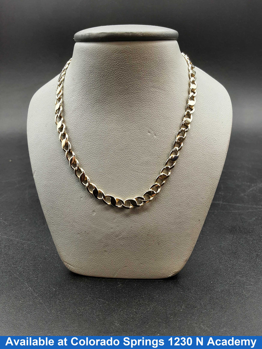 Figaro Chain - Yellow Gold 14k (.585) 18.2 grams 20 inch