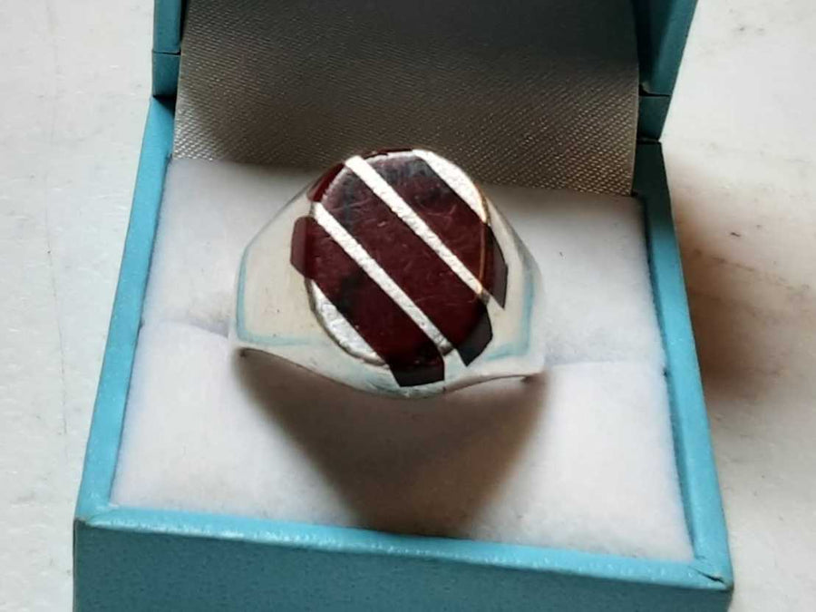 Man's Ring - Silver 15.7 Grams Size 11