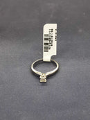 Women's Ring - Solitaire - White Gold 10k (.417) 1.7 grams Size 5