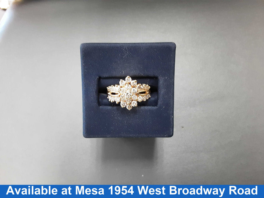 Women's Ring - Yellow Gold 14k (.585) 6.2 grams Size 8
