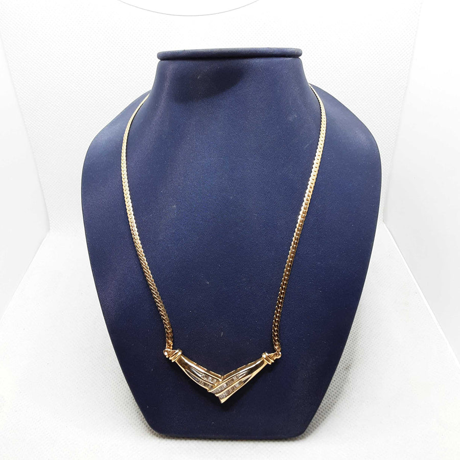 Herringbone Chain - Yellow Gold 14k (.585) 8.5 grams 15 inch