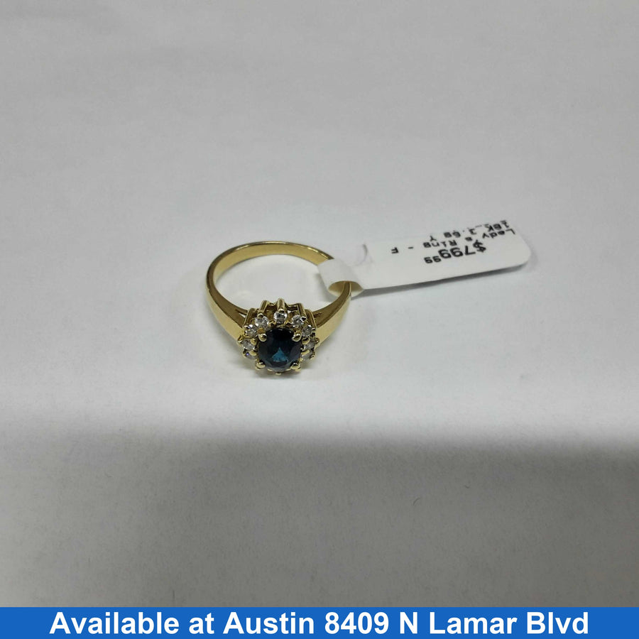 Women's Ring - Yellow Gold 18k (.750) 3.6 grams Size 10