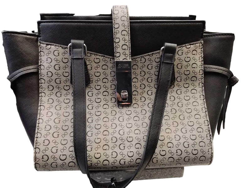 Guess Shoulder And Cross Body Gray Purse / Handbag