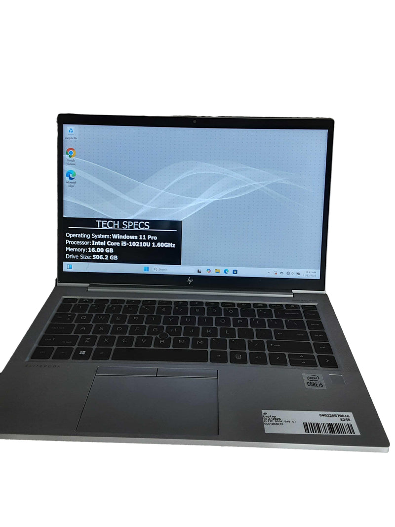 Hp Elite Book 840 G7 Intel Core I5 - 10th Generation 16 Gb 500 Gb Silver Laptop