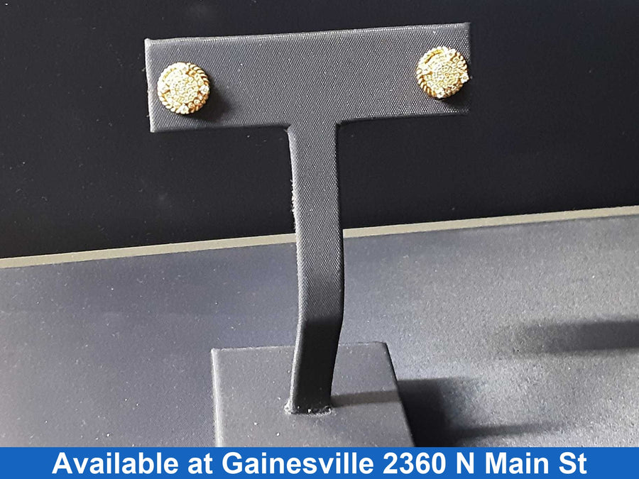 Earrings - Yellow Gold 10k (.417) 1.8 grams