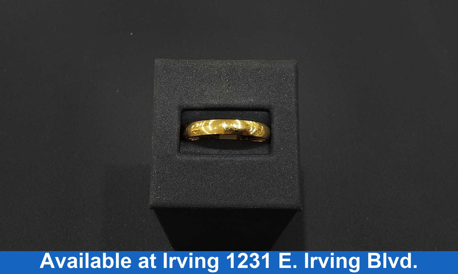 Ring - Wedding Band - Yellow Gold 14k (.585) 3.6 grams Size 9