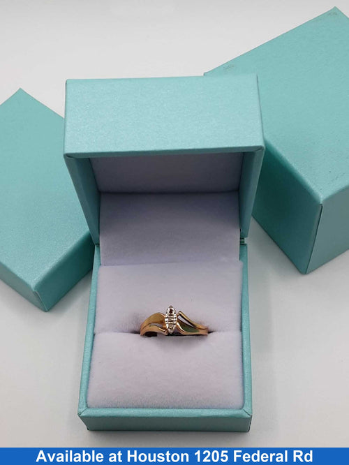 Women's Ring - Yellow Gold 10k (.417) 1.5 grams Size 7