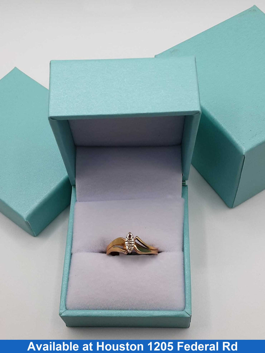 Women's Ring - Yellow Gold 10k (.417) 1.5 grams Size 7