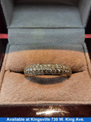 Women's Ring - Yellow Gold 10k (.417) 4 grams Size 10.5