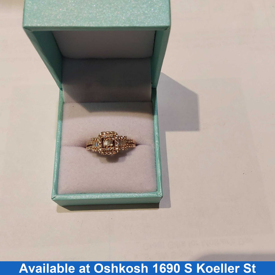 Women's Ring - Rose Gold 14k (.585) 4.1 grams Size 8.5