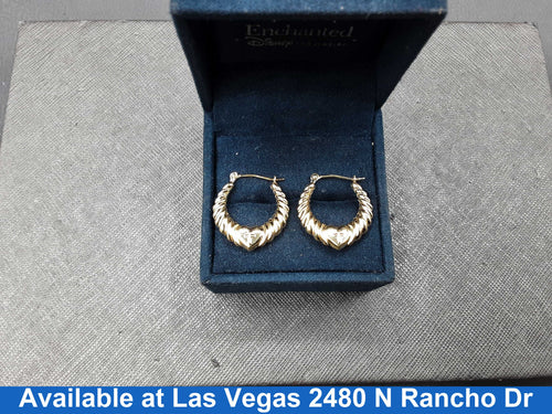 Hoop Earrings - Yellow Gold 14k (.585) 1.4 grams
