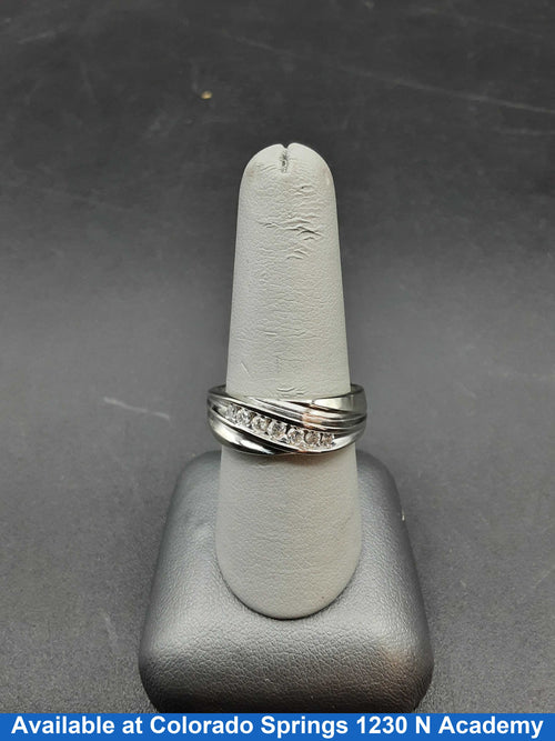 Ring - Wedding Band - White Gold 10k (.417) 4.5 grams Size 8