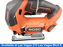 Ridgid R86345 Orange Cordless Jig Saw