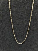 Rope Chain - Yellow Gold 14k (.585) 11.1 grams 25 inch
