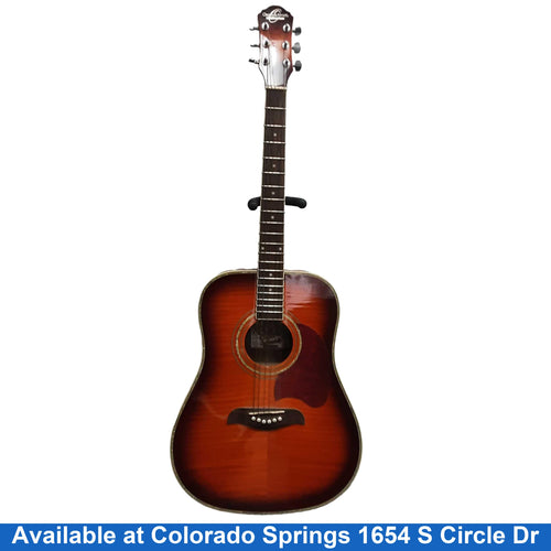 Washburn Og2f/ys Orange Acoustic Classic Guitar