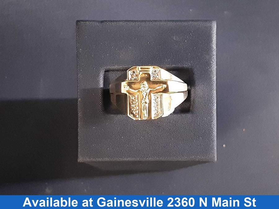 Men's Ring - Yellow Gold 10k (.417) 3.7 grams Size 10