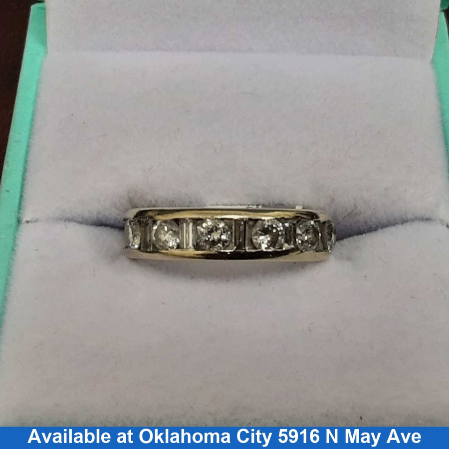Women's Ring - Anniversary - White Gold 14k (.585) 4.1 grams Size 6