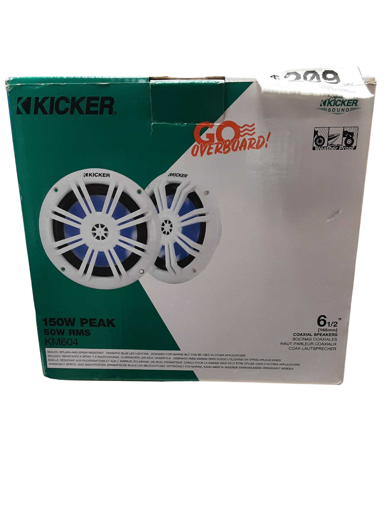 Kicker Km604 White Portable Speaker