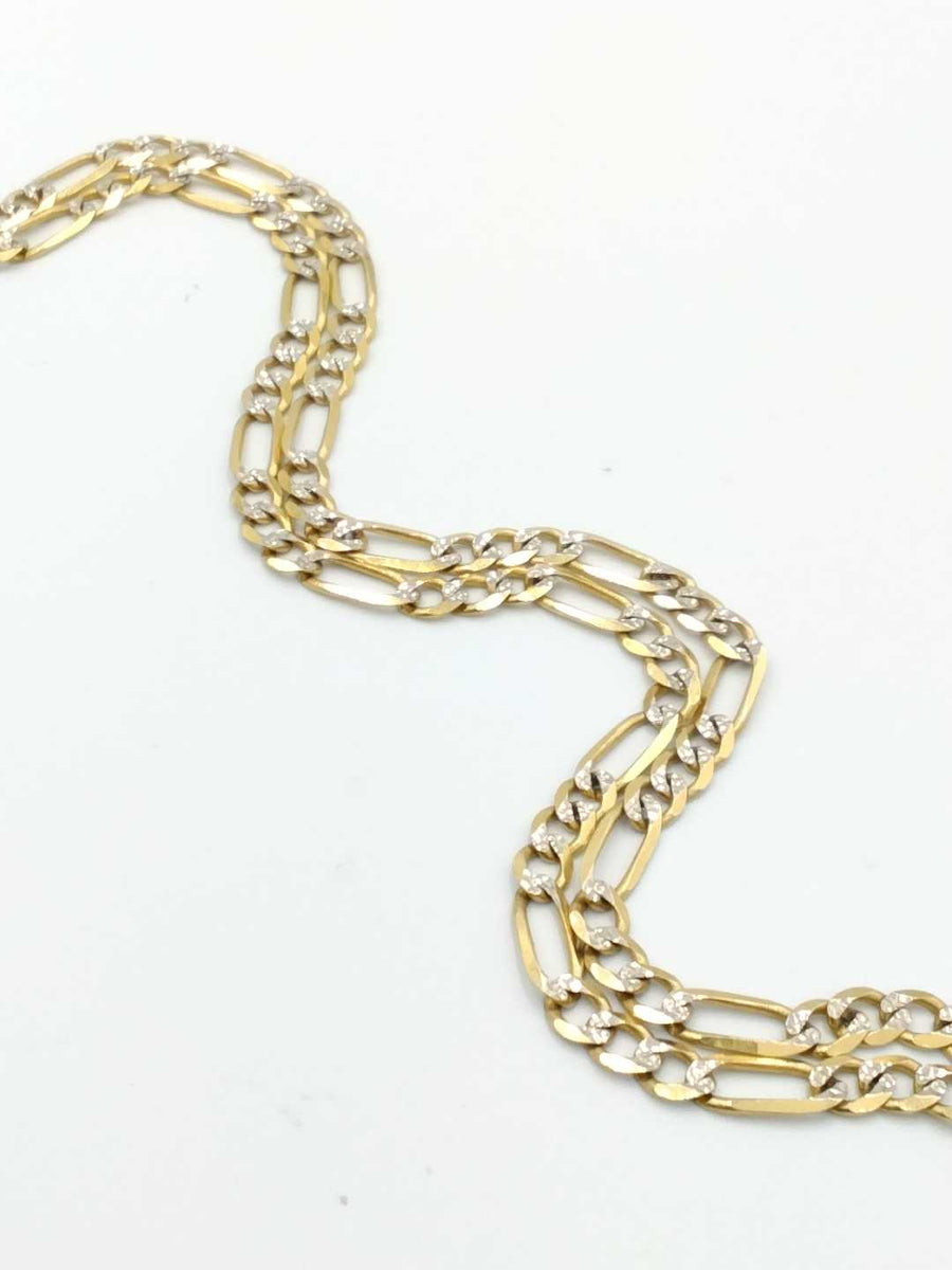 Figaro Chain - Yellow Gold 10k (.417) 16.2 grams 28 inch