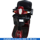Pride Maxima Red Motorized Wheelchair / Mobility Scooter