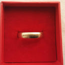 Ring - Wedding Band - Yellow Gold 10k (.417) 3.8 grams Size 20