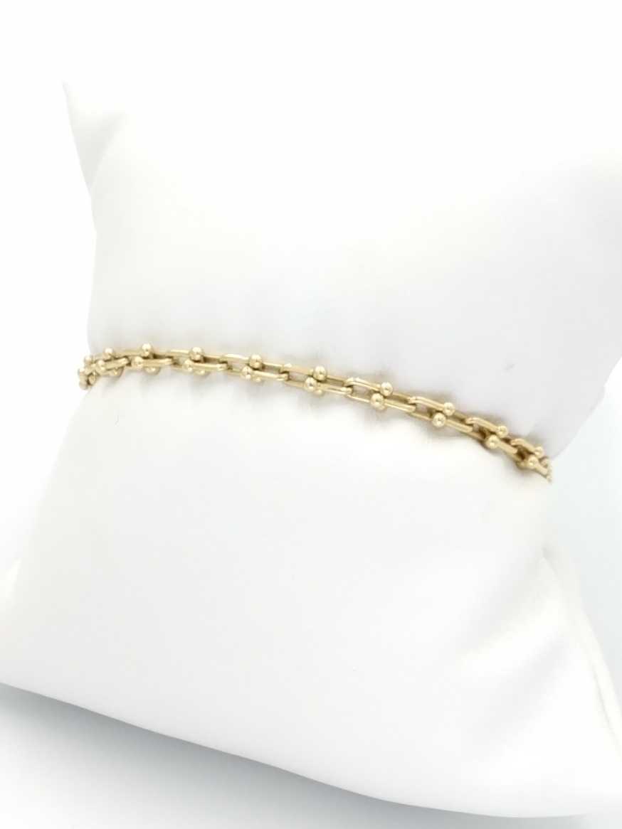 Link Bracelet - Yellow Gold 14k (.585) 10.18 grams 7 inch