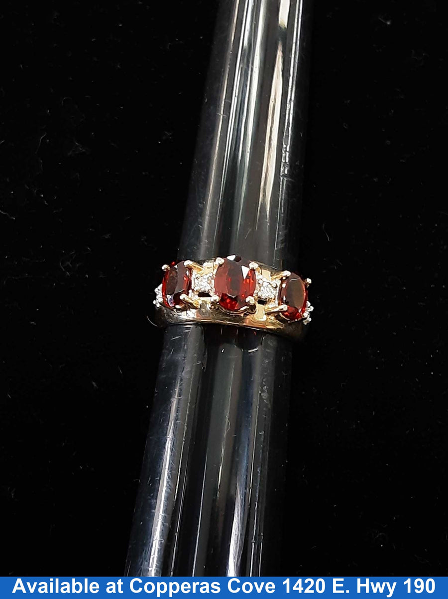 Women's Ring - Yellow Gold 14k (.585) 5.7 grams Size 20